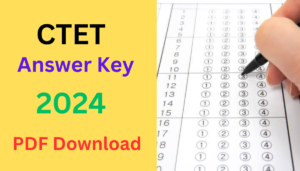 Ctet Answer Key 2024