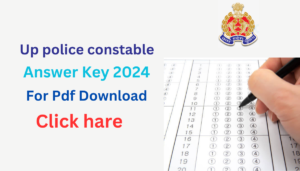 Up police constable answer key 2024