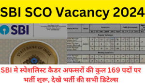 SBI SCO Vacancy 2024