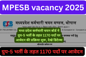 MPESB vacancy 2025