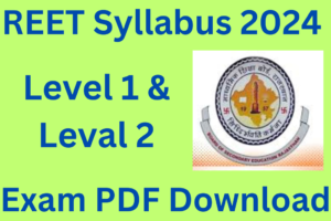 REET Syllabus 2024