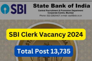 SBI Clerk Vacancy 2024