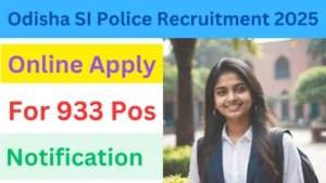 Odisha SI Police Recruitment 2025