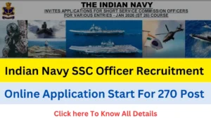 Indian Navy SSC Officer Recruitment 2025